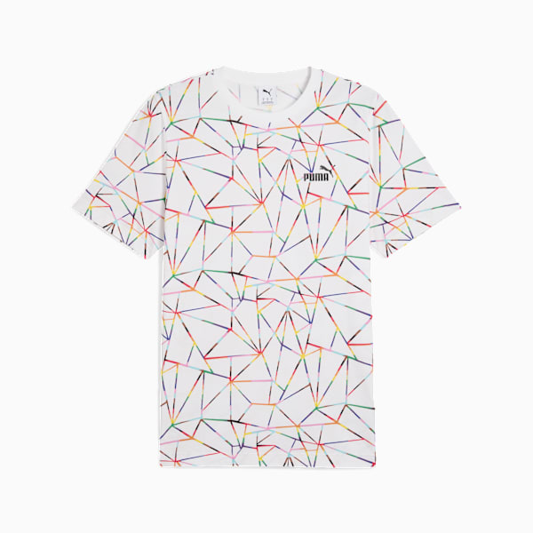 Playera estampada Love United para hombre, PUMA White, large-MEX