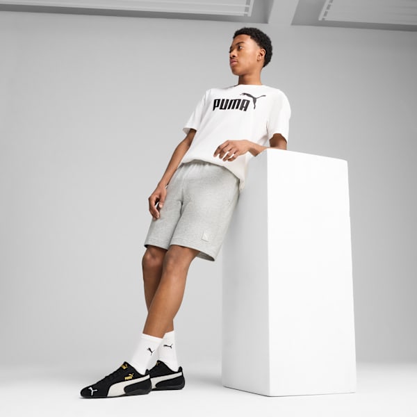 Essentials Elevated 9" Shorts Men, Light Gray Heather, large-MEX