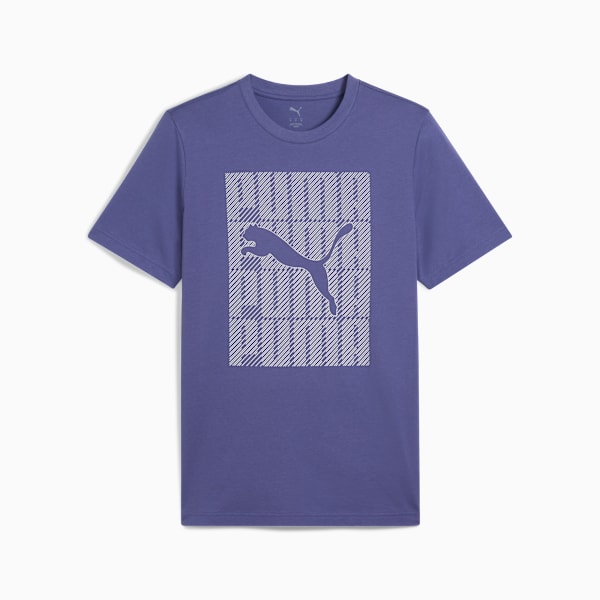 Playera Graphics PUMA Wording para hombre, Blue Crystal, large-MEX