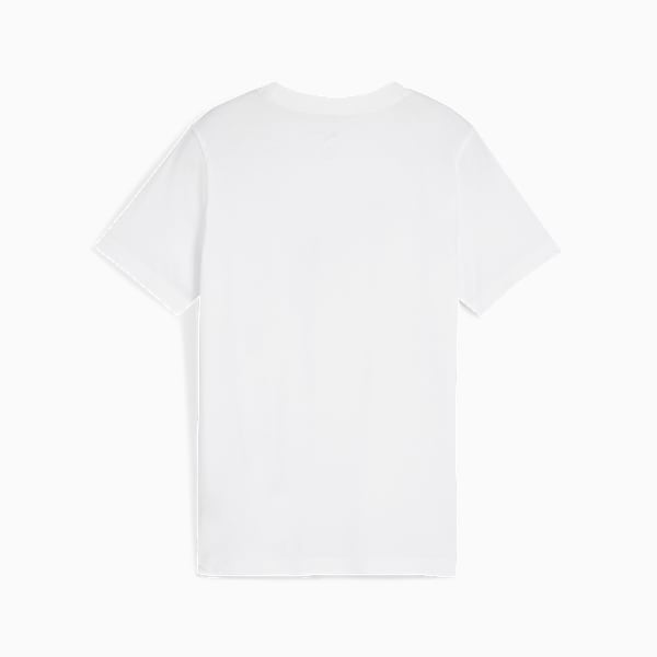Essentials Cat Logo Tee Youth, PUMA White, large-MEX
