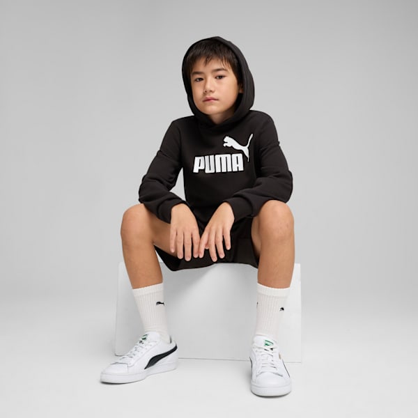 ESS No. 1 Logo Hoodie Youth, PUMA Black, large-MEX