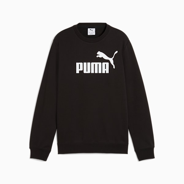 ESS No. 1 Logo Crew Youth, PUMA Black, large-MEX