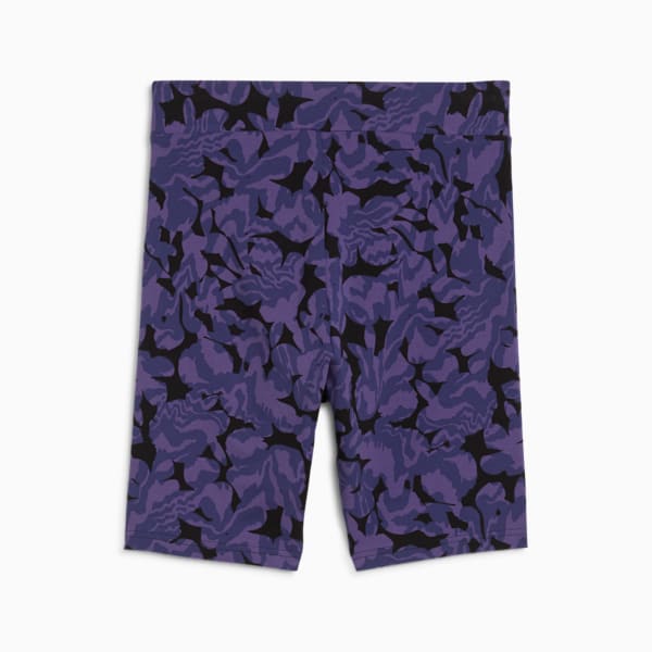 ESS NATURE 2.0 High-Waist 7" Short Leggings Women, Blue Crystal, large-ZAF