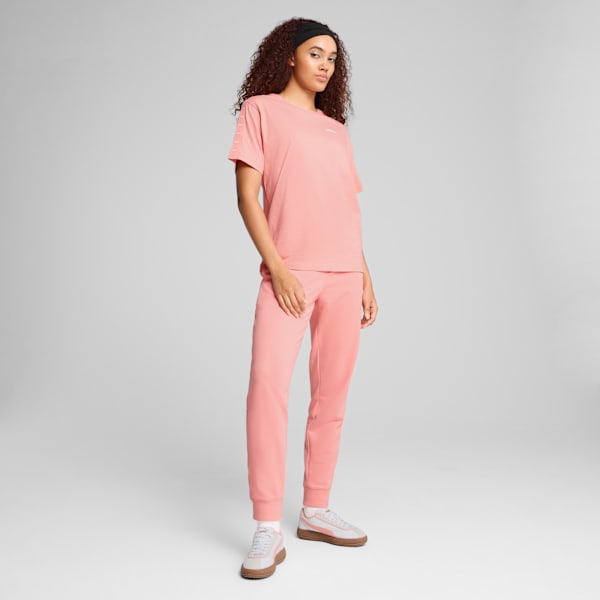 ESS TAPE Relaxed Tee Women, Pink Fruit, large-MEX
