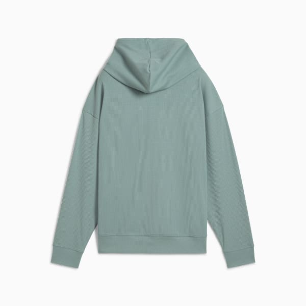 Buzo Essentials ELEVATED Comfort Rib para mujer, Green Moon, large-ARG