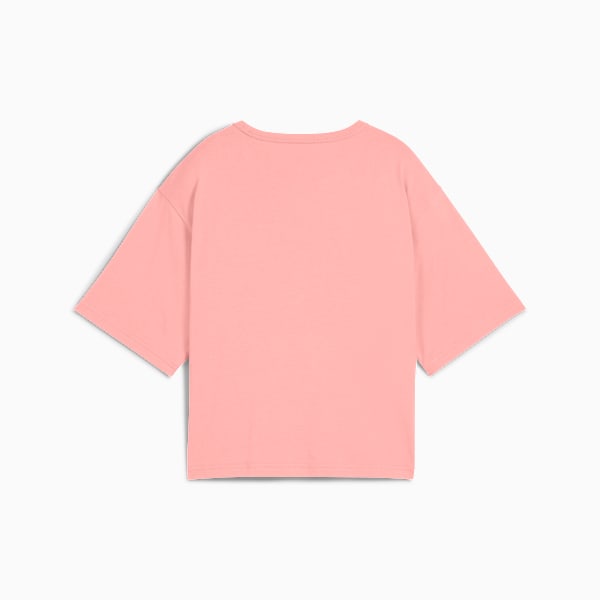Playera corta holgada PUMA Class para mujer, Pink Fruit, large-MEX