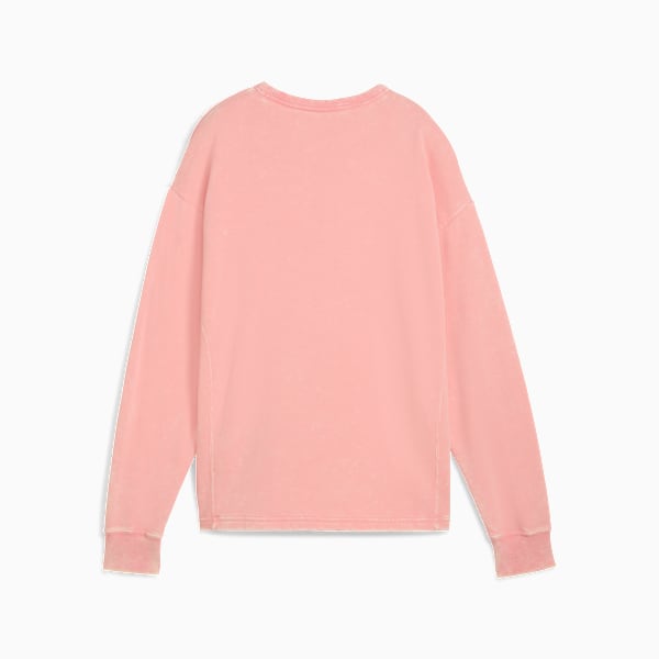 Sudadera PUMA CLASS Comfort Washed para mujer, Pink Fruit, large-MEX