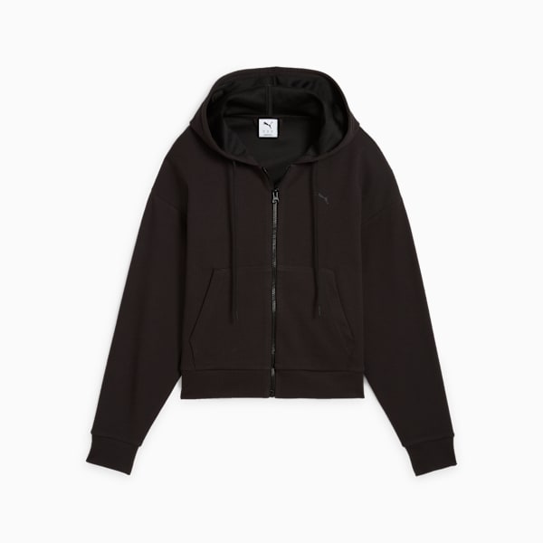 Campera corta HER para mujer, PUMA Black, large-ARG
