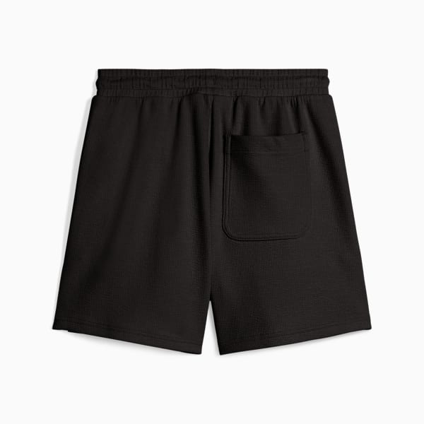 Shorts tiro alto HER 12cm para mujer, PUMA Black, large-MEX