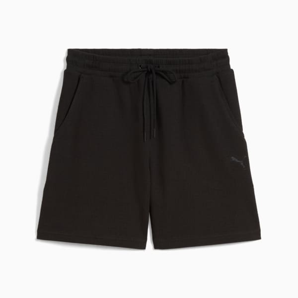 Shorts tiro alto HER 12cm para mujer, PUMA Black, large-MEX