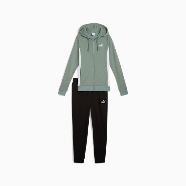 Conjunto Hooded Sweat Feminino, Verde, large-BRA