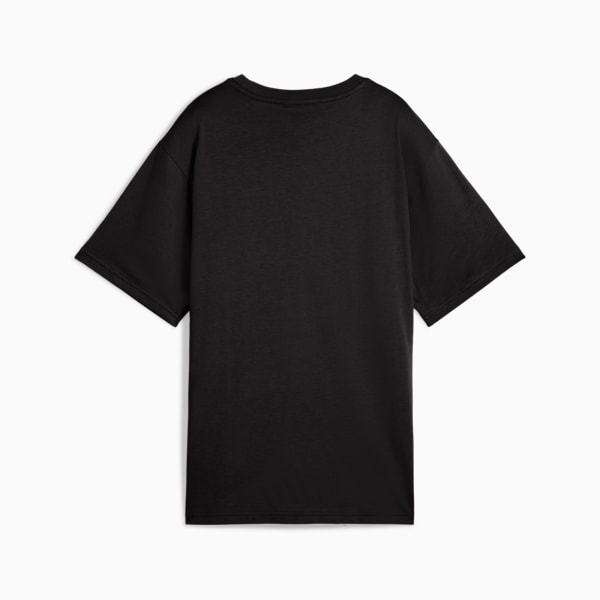 Playera holgada Graphics Stacked No. 1 Logo para mujer, PUMA Black, large-MEX