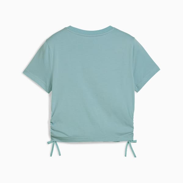 Playera FLAMING LOVE Knotted para adolescentes, Modern Mint, large-MEX