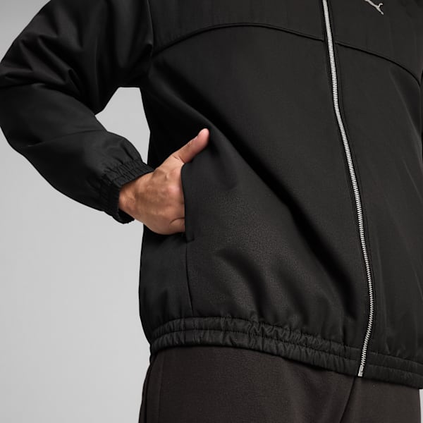 Campera de fútbol WARDROBE Essentials Retro, PUMA Black, large-ARG