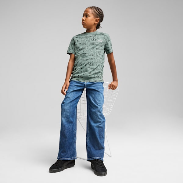Mid 90s Tee Youth, Green Moon, large-MEX