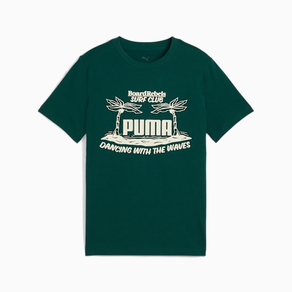 Playera estampada Mid 90s para adolescentes, Dark Myrtle, large-MEX