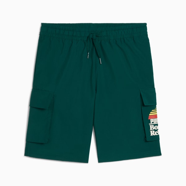 Shorts Cargo Mid 90s para adolescentes, Dark Myrtle, large-MEX