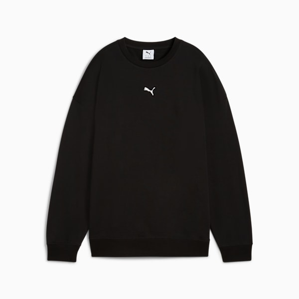 Buzo oversize Essentials para mujer, PUMA Black, large-ARG