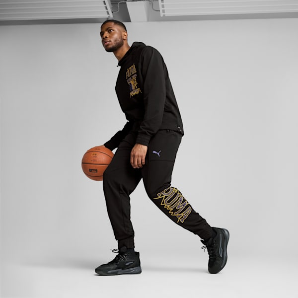 Pants de básquet Rival Rage Tech para hombre, PUMA Black, large-MEX
