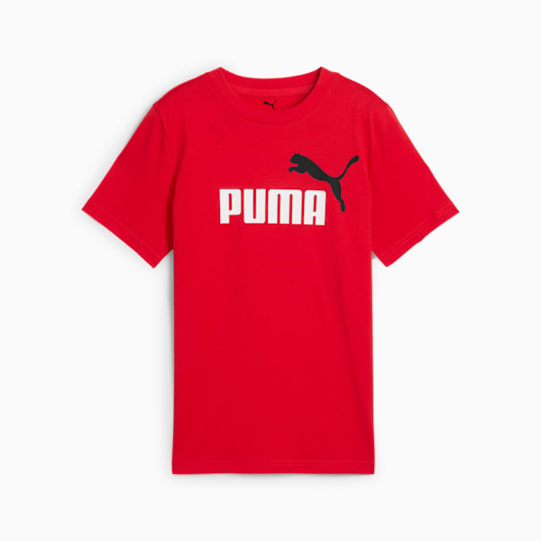 Playera Essentials 1 Colour No. 1 Logo para adolescentes, For All Time Red, large-MEX