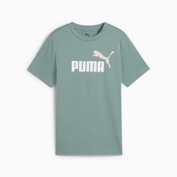 Essentials Colour No.1 Logo Tee Youth, Green Moon, large-MEX