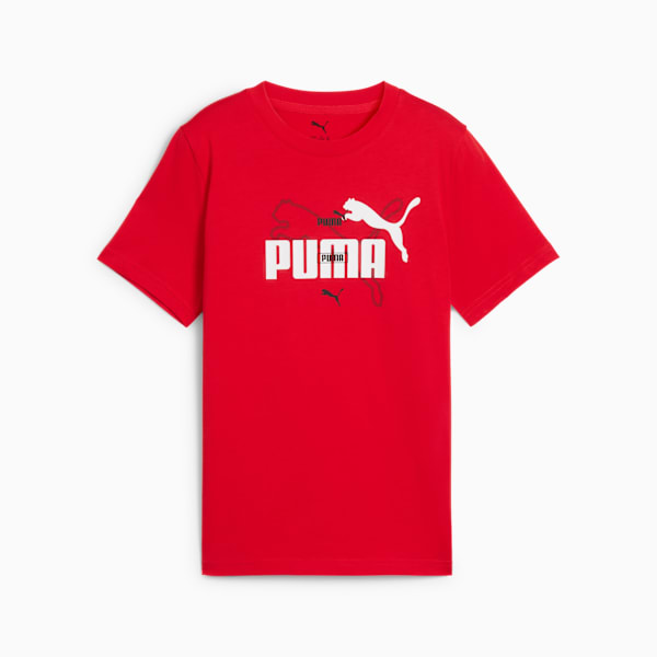 Essentials Logo Lab Summer Tee Youth, For All Time Red, large-MEX