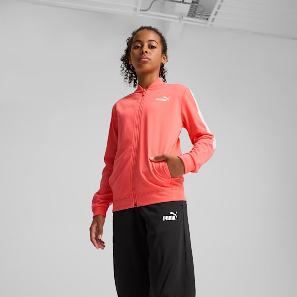 Conjunto de sudadera y pants PUMA para adolescentes, Peach Frost, large-MEX