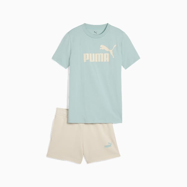 Essentials No. 1 Logo Tee and Shorts Set Youth, Modern Mint, large-MEX