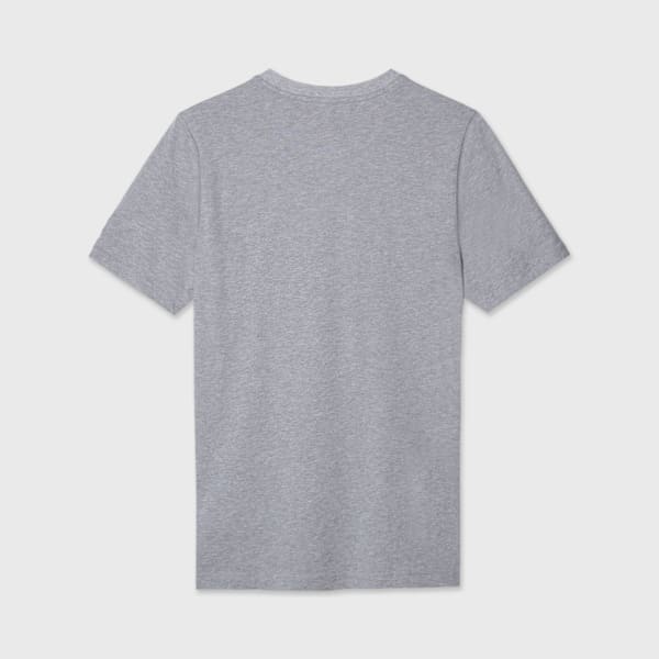 WARDROBE ESS SUEDE Tee, Medium Gray Heather, large-MEX