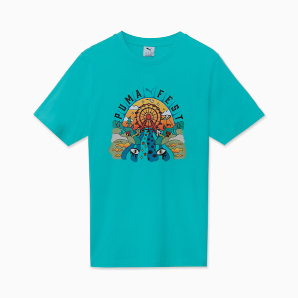 Playera GRAPHICS PUMA FESTIVAL, Aquatic, large-MEX