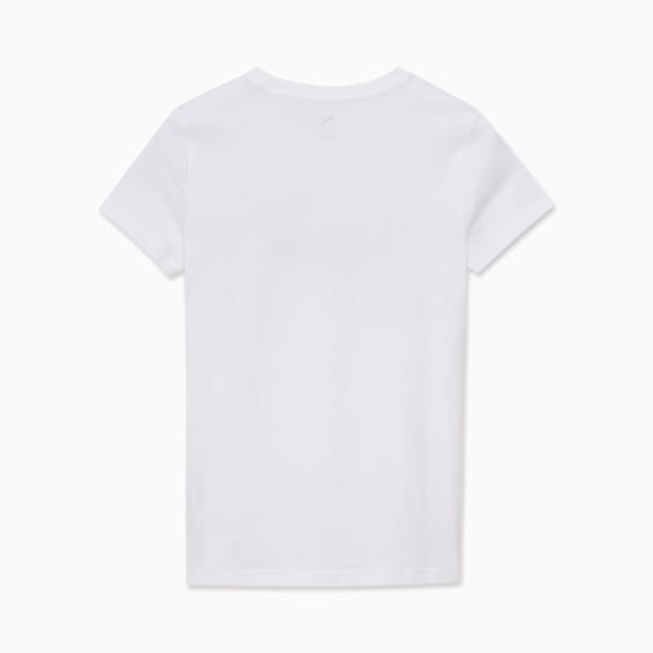 GRAPHICS Floral Logo Tee, PUMA White, large-MEX