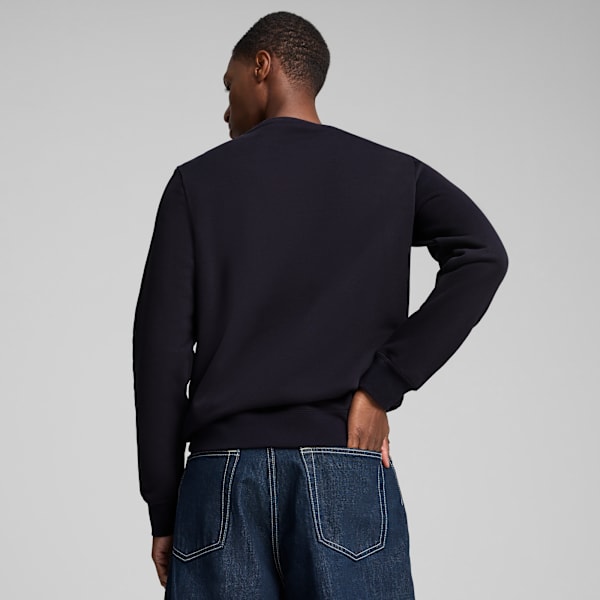 Essentials Small PUMA Logo Crew Men, New Navy, large-ZAF