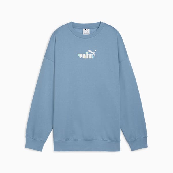 Playera Oversized Essentials Nature 2.0 para mujer, Cool Blue, large-MEX