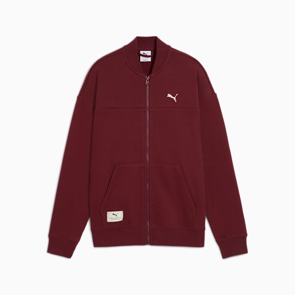 PUMA Class Full-Zip Jacket Women, Ruby Shimmer, large-ZAF