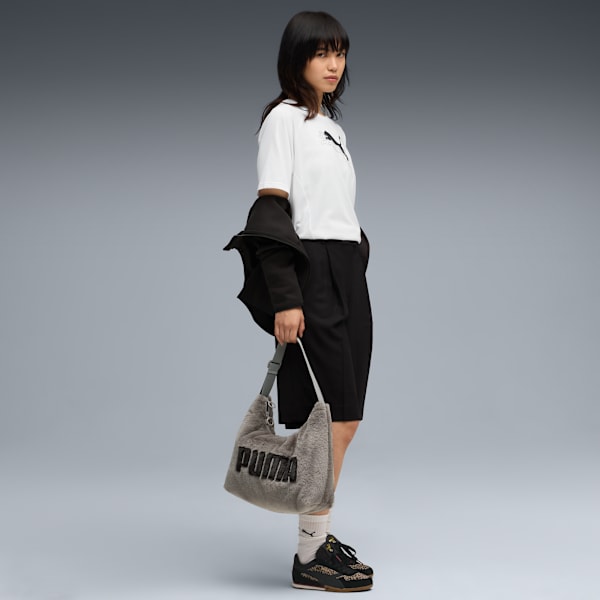 Evostripe Relaxed Graphic Tee Women, PUMA White, large-ZAF