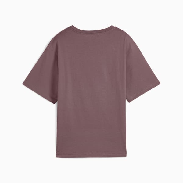 HER Relaxed Graphic Tee Women, Raisin, large-MEX