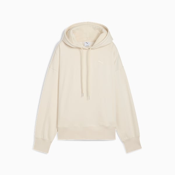 HER Oversized Hoodie Women, Alpine Snow, large-ZAF