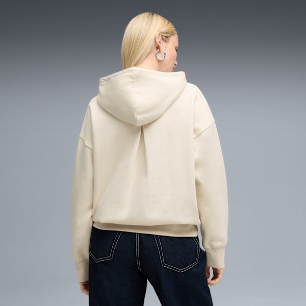 HER Oversized Hoodie Women, Alpine Snow, large-ZAF