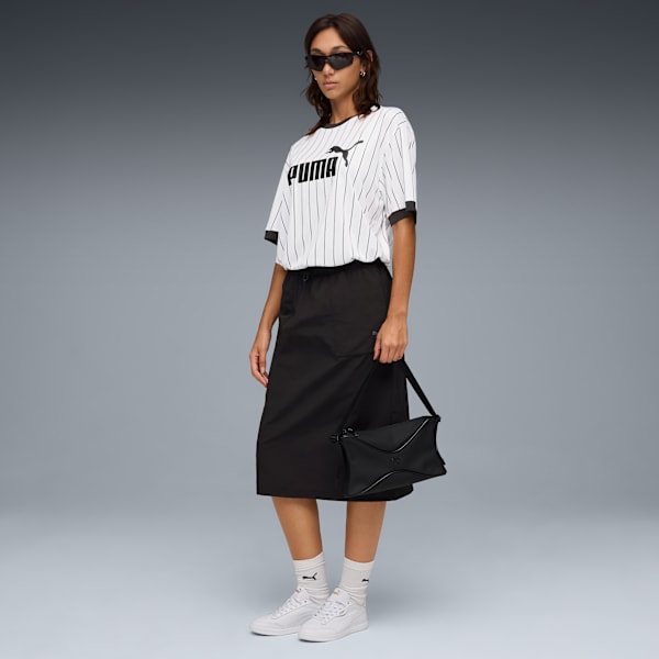 HER Comfort Woven High-Waist Skirt Women, PUMA Black, large-ZAF