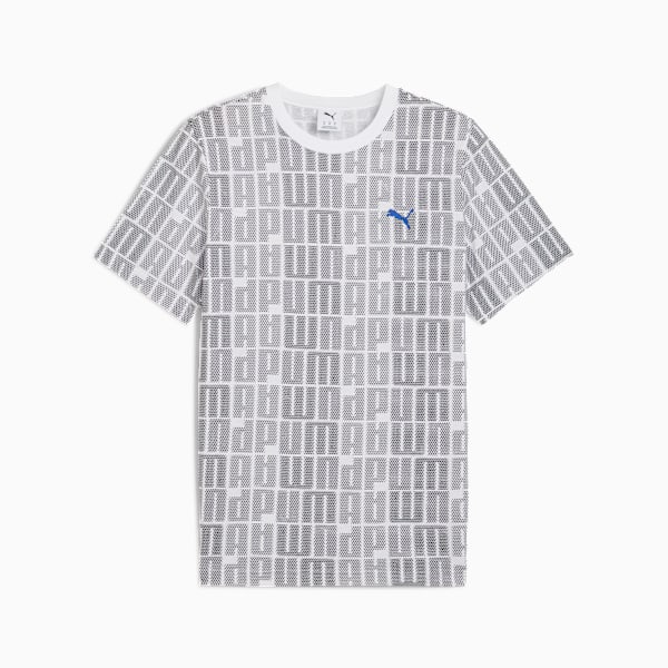 Essentials Logo Lab Tee Men, PUMA White, large-ZAF