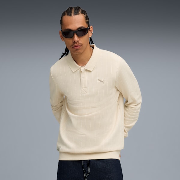 PUMA Class Polo Men, Alpine Snow, large-ZAF