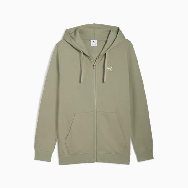 Essentials Elevated Hoodie Men, Lux Army, large-ZAF