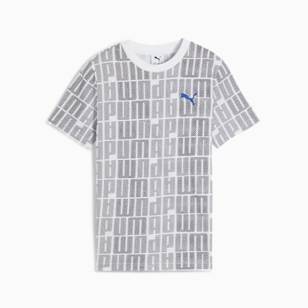Essentials Logo Lab Tee Youth, PUMA White, large-ZAF