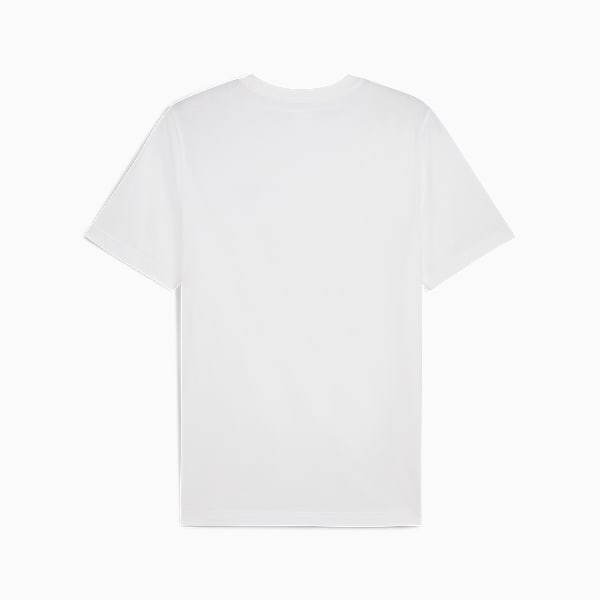 Essentials Small Logo Tee Men, PUMA White, large-ZAF