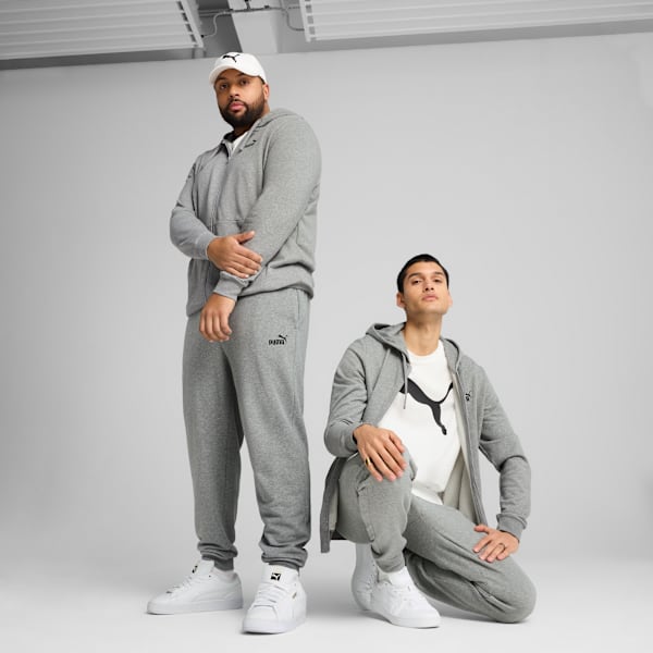 Essentials No. 1 Logo Slim Sweatpants Men, Medium Gray Heather, large-ZAF