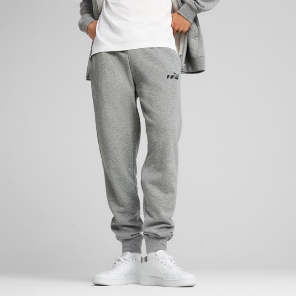 Essentials No. 1 Logo Slim Sweatpants Men, Medium Gray Heather, large-ZAF