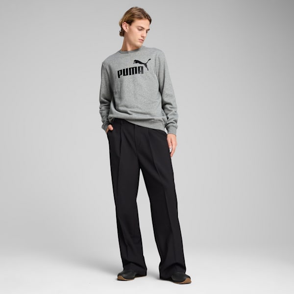 Essentials No. 1 Logo Crew Men, Medium Gray Heather, large-ZAF
