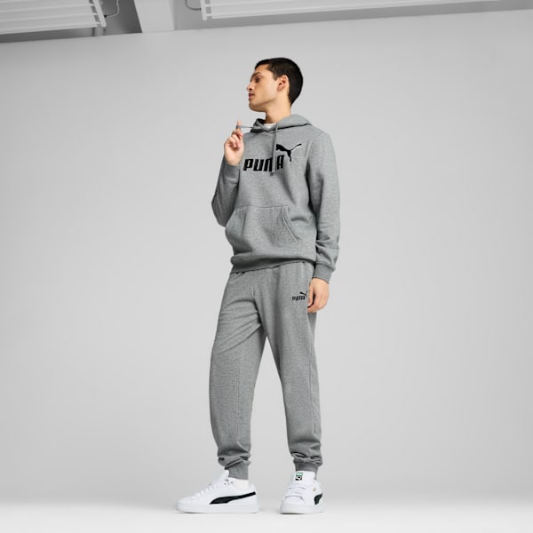 Essentials No. 1 Logo Hoodie Men, Medium Gray Heather, large-ZAF
