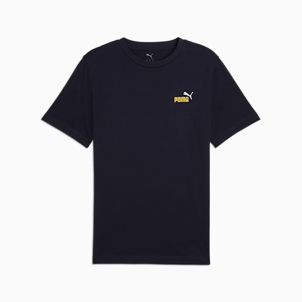 Essentials 2 Colour Small No. 1 Logo Tee Men, New Navy, large-ZAF