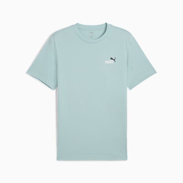 Essentials 2 Colour Small No. 1 Logo Tee Men, Modern Mint, large-ZAF